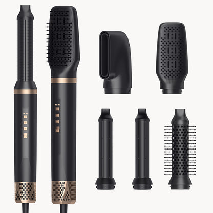 Hair Dryer Black Gold - 6 in 1 Hair styler