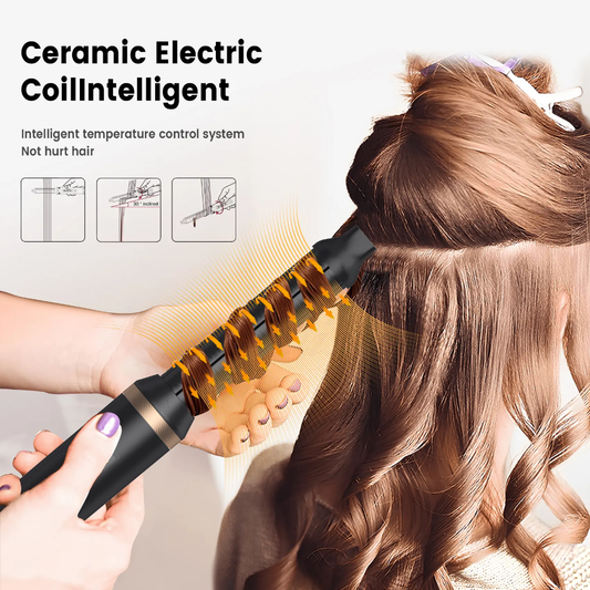 Hair Dryer Black Gold - 6 in 1 Hair styler