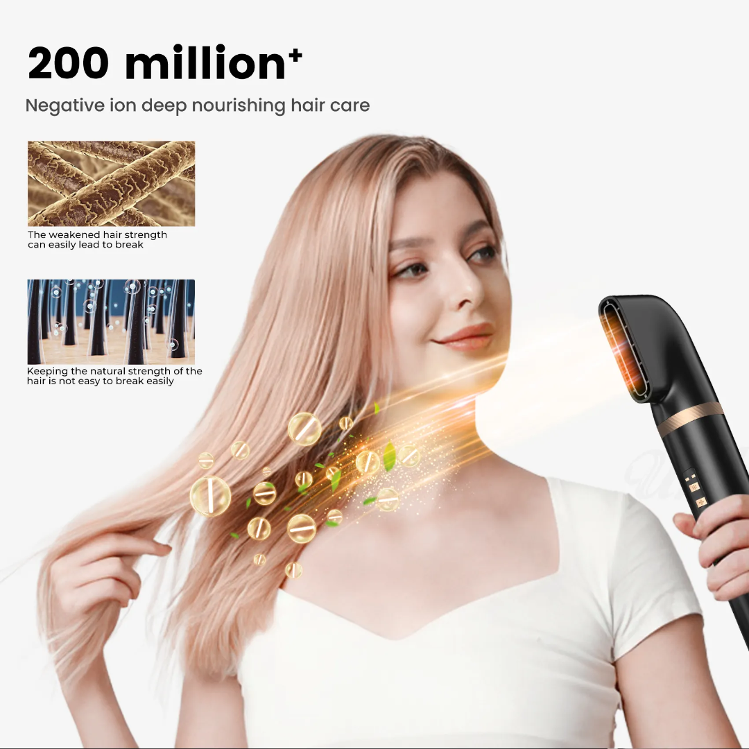 Hair Dryer Black Gold - 6 in 1 Hair styler