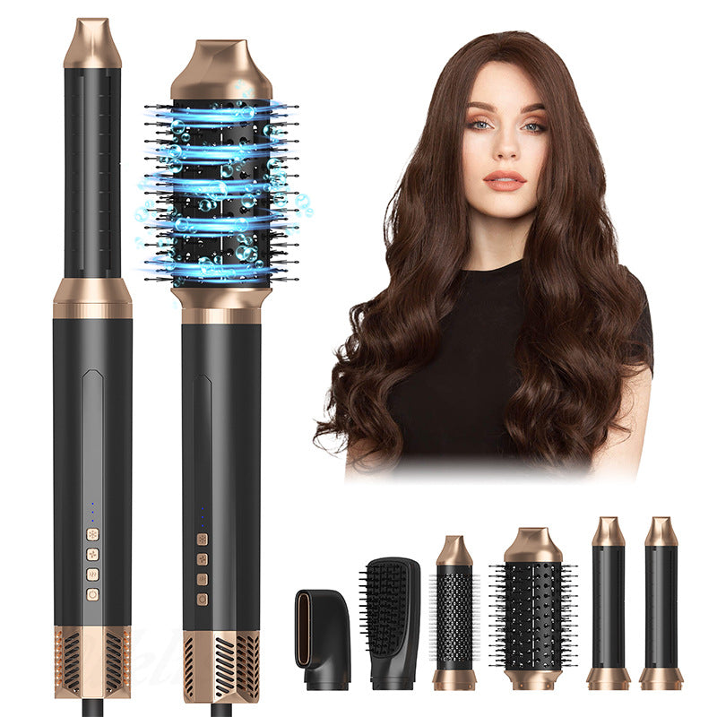 Hair Dryer Black Gold - 6 in 1 Hair styler