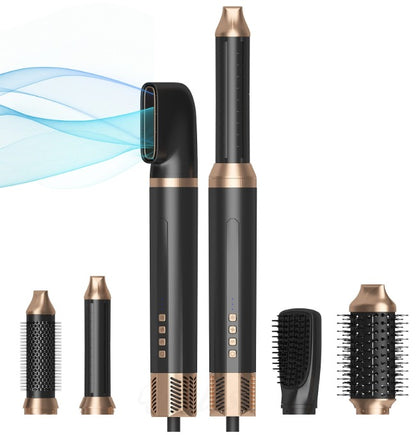 Hair Dryer Black Gold - 6 in 1 Hair styler