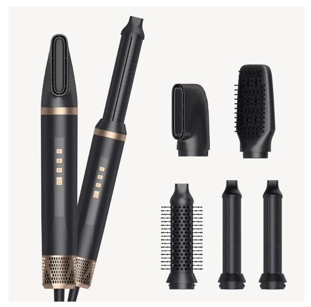 Hair Dryer Black Gold - 6 in 1 Hair styler